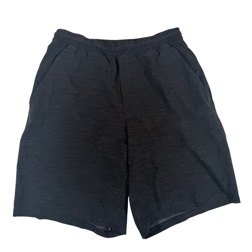 Lululemon Pace Breaker Lined Shorts Mens M Heathered Dark Charcoal 9" Inseam